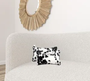 12" X 20" X 5" Sugarland Black And White Faux  Pillow 2 Pack Throw Pillows clearance cushion