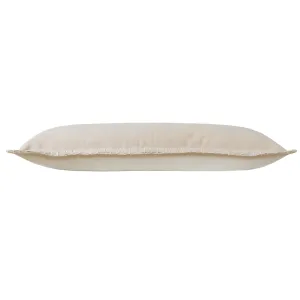14" X 36" Beige 100% Cotton Zippered Pillow Throw Pillows home accents sale