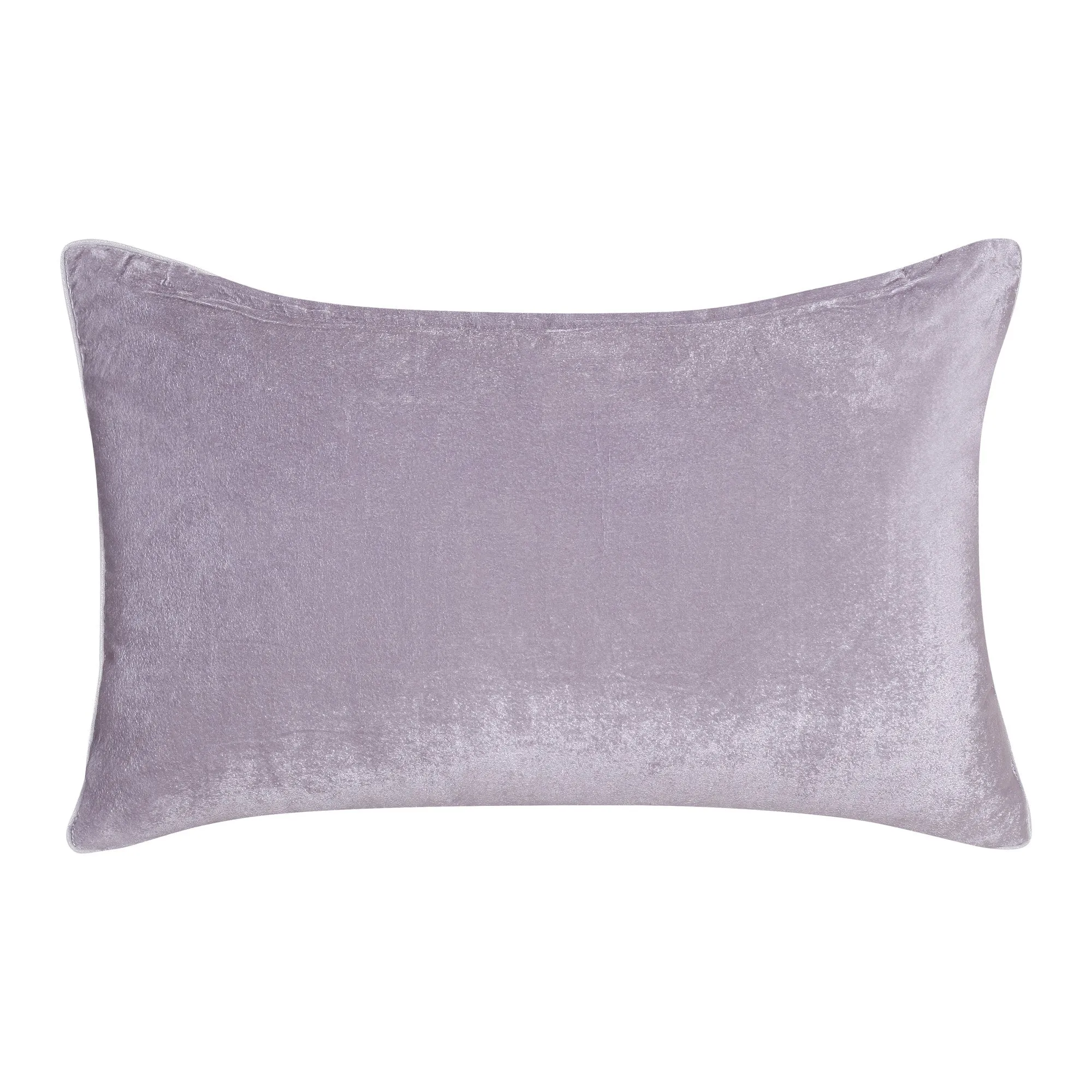 16" X 24" Gray Abstract Polyester Zippered Pillow With Beads