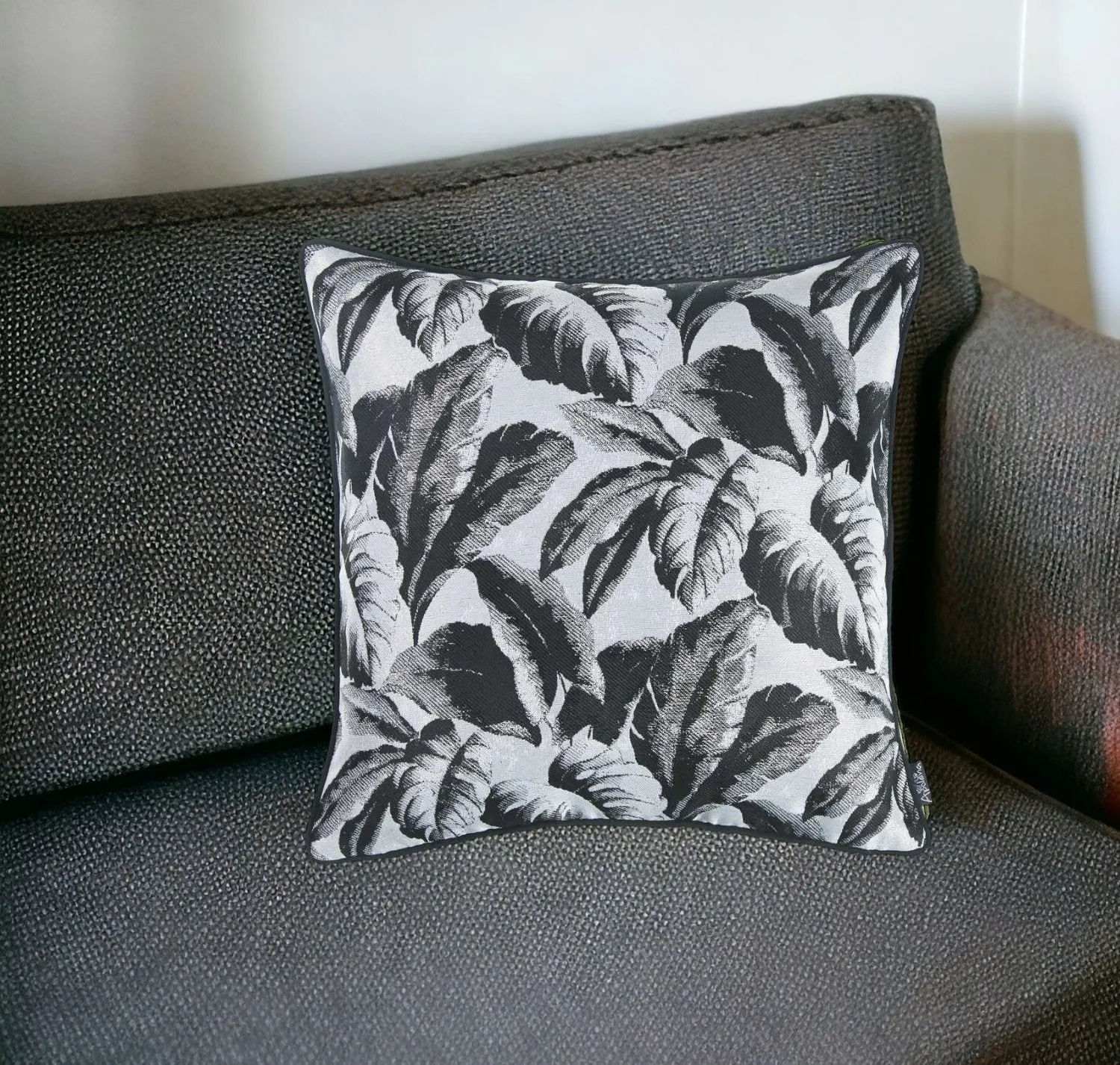17" Black and White Throw Pillow Cover Throw Pillows sofa decor deals