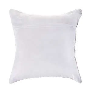 18" X 18" Purple Pink Gray And White 100% Cotton Chevron Zippered Pillow Throw Pillows sofa decor deals