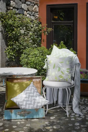 18"X18"Gray Olive Towers Decorative Throw Pillow Cover Printed Throw Pillows value buys