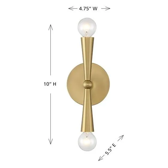 2-Light Wall Sconce
