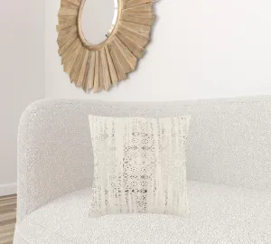 20 X 20 Natural Zippered 100% Cotton Throw Pillow Throw Pillows low cost deal