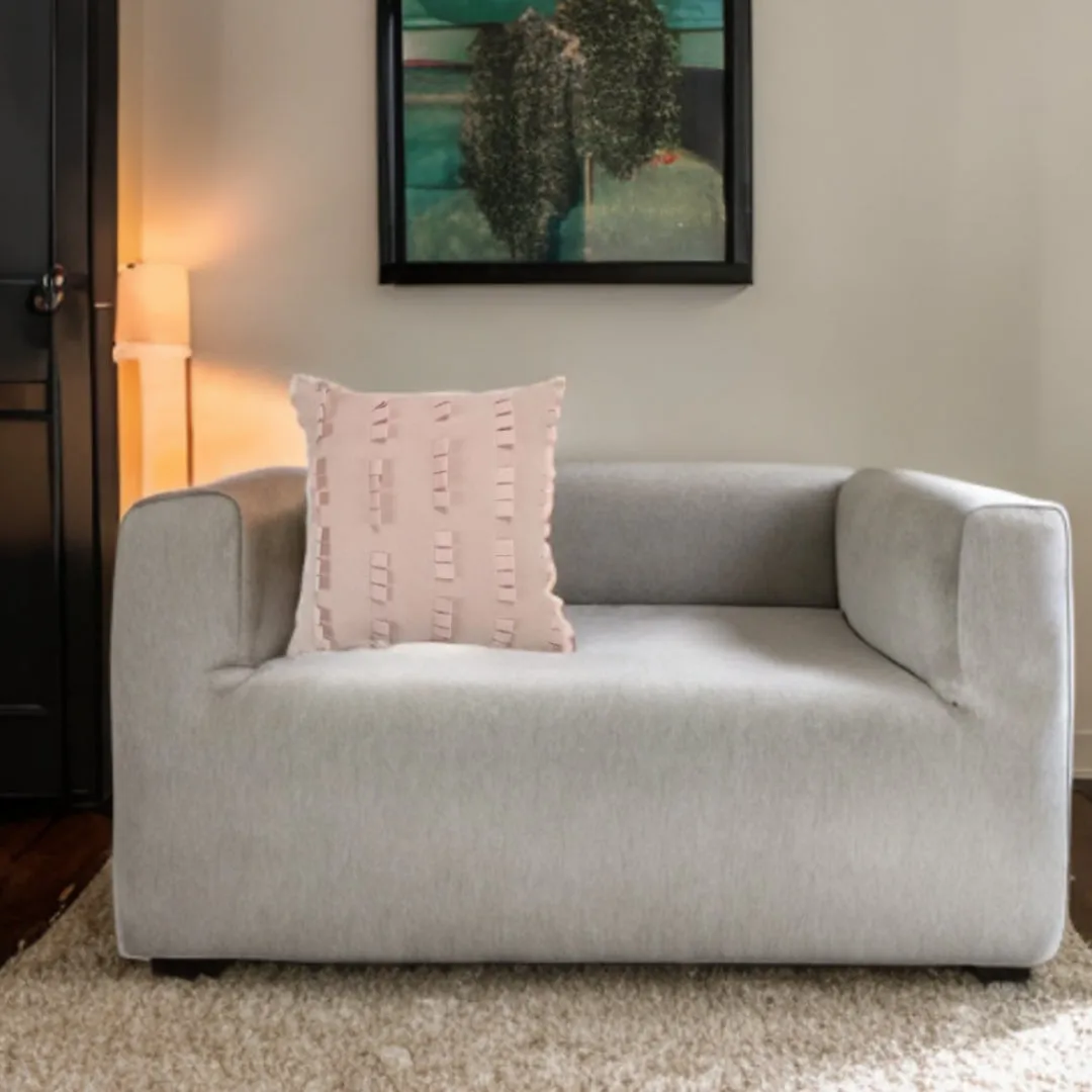 20" Blush Cotton Pillow