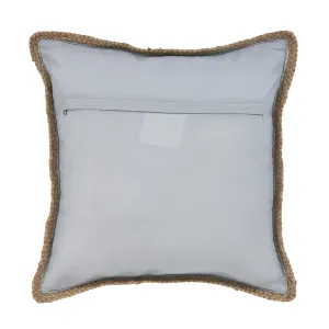 20" X 20" Beige and Green Cotton Blend Zippered Pillow Throw Pillows home accents sale