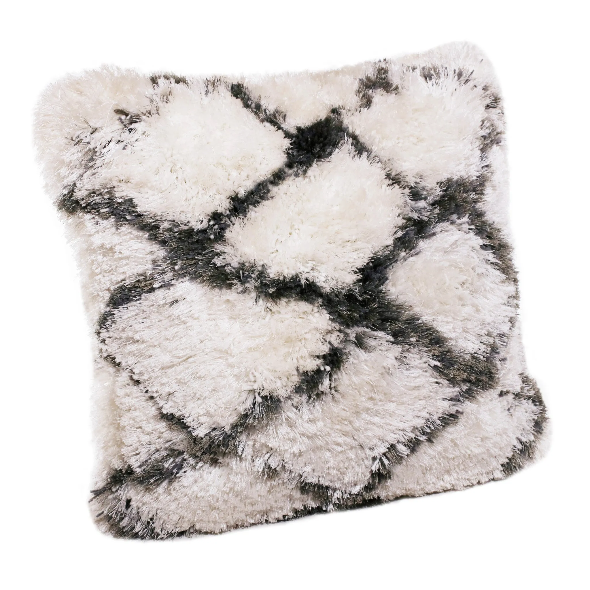 20" X 20" Black And White Polyester Geometric Zippered Pillow Throw Pillows home accents sale
