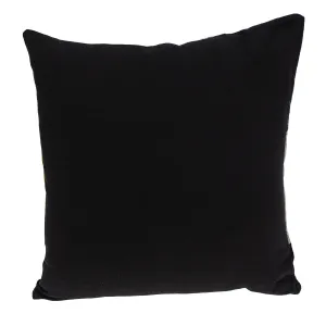 20" X 20" Black Grey And Mustard Geometric Zippered 100% Cotton Throw Pillow Throw Pillows low cost deal