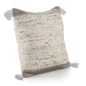 20" X 20" Gray And Off-White 100% Cotton Abstract Zippered Pillow Throw Pillows home accents sale