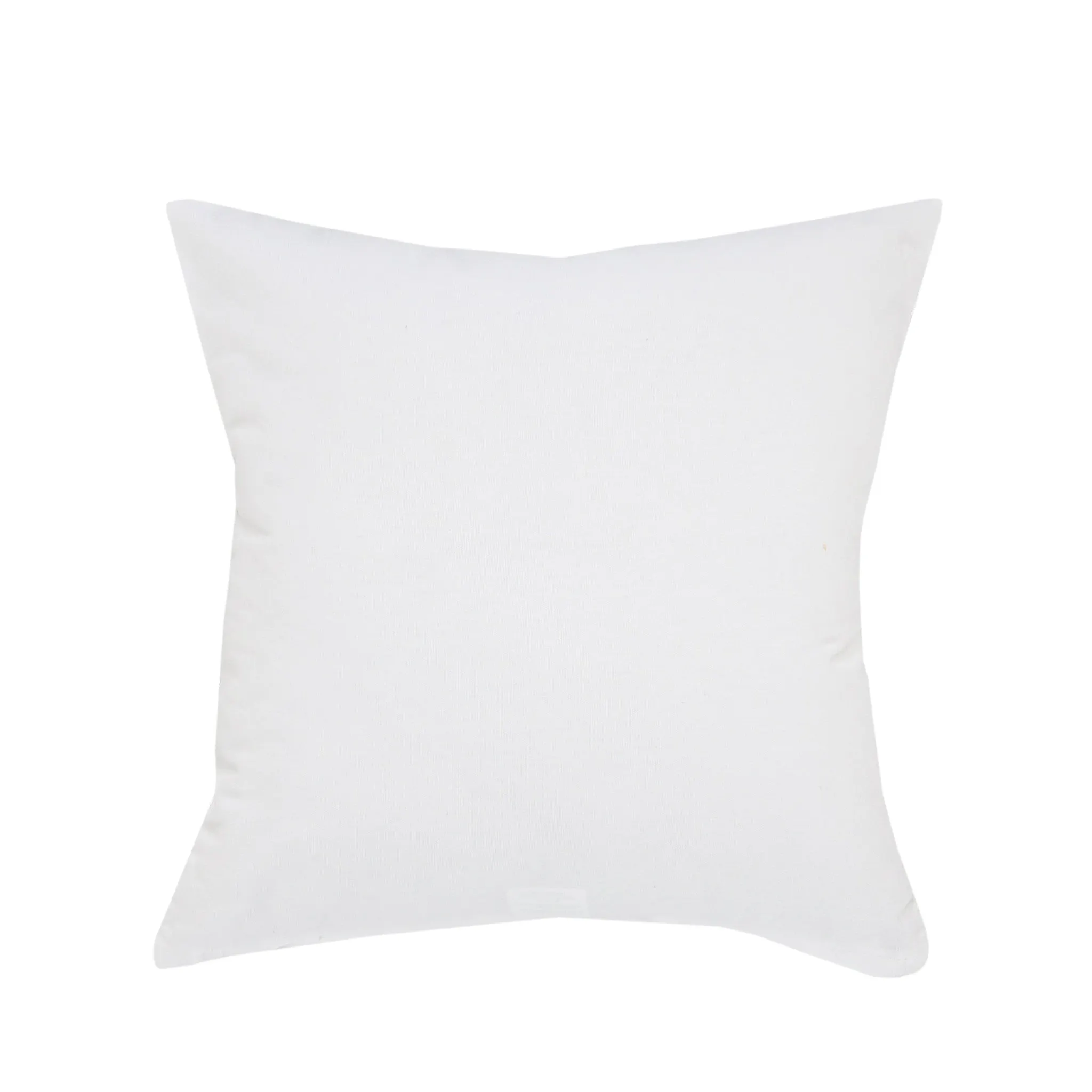 20" X 20" White And Silver 100% Cotton Animal Print Zippered Pillow
