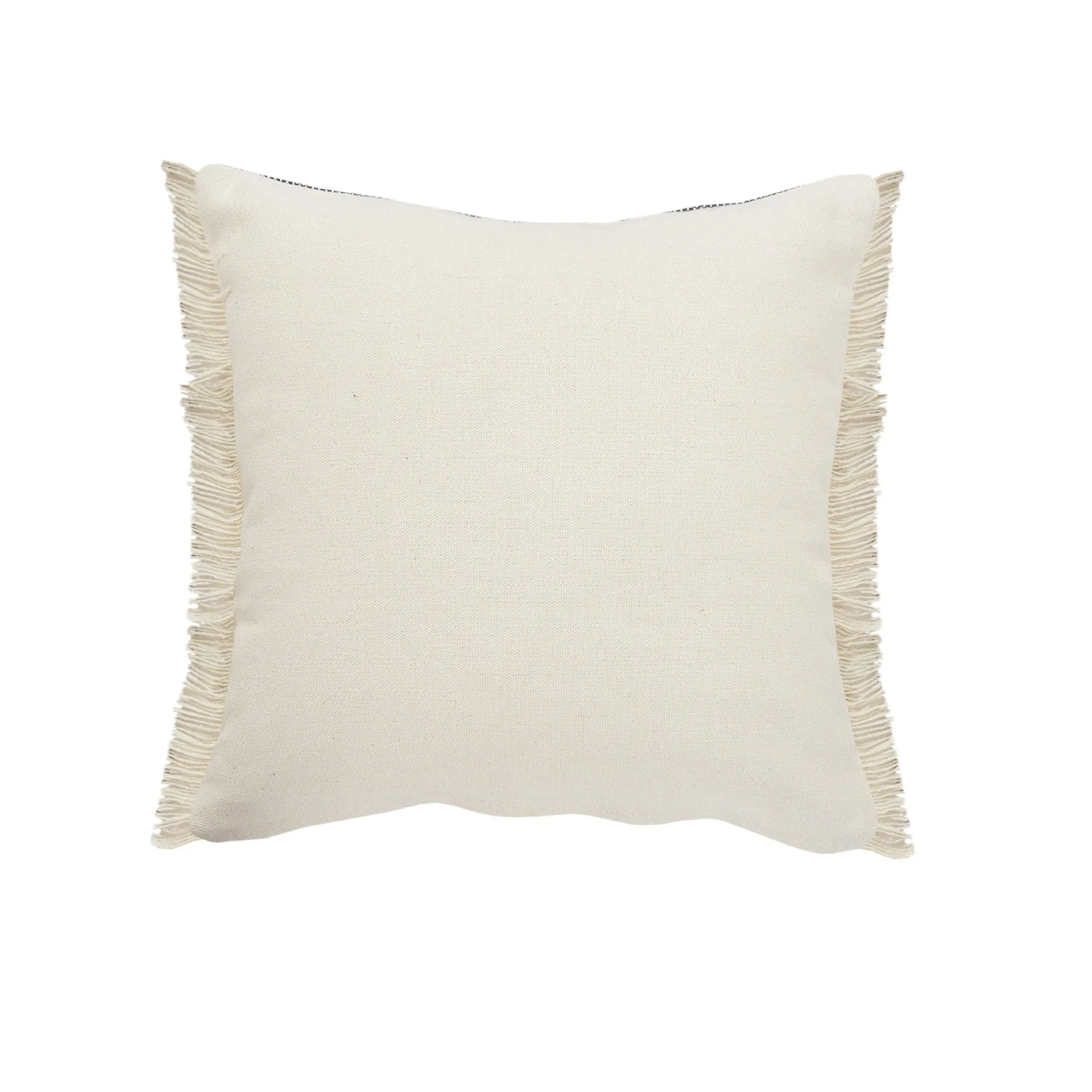 24" Denim Blue Jute Throw Pillow