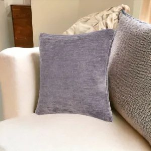 24" X 24" Gray Chenille Zippered Pillow Throw Pillows home accents sale