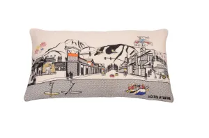 25" White Jackson Daylight Skyline Lumbar Decorative Pillow Throw Pillows home accents sale