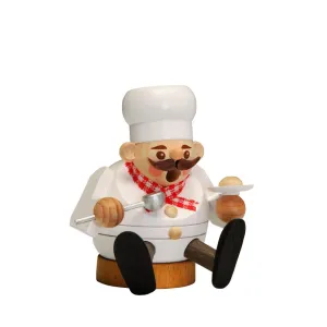 26708 - Richard Glaesser Incense Burner - Mini Cook - 3.25"H X 2.5"W x 2.5"D Decorative Accessories seasonal sale