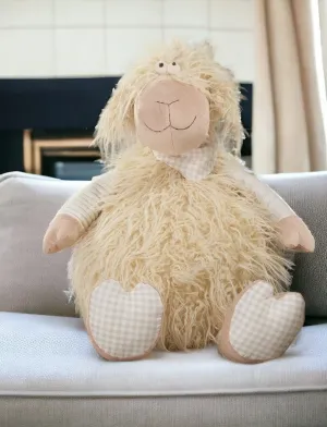 26" X 22" Ivory Lamb Throw Pillow Throw Pillows home accents sale