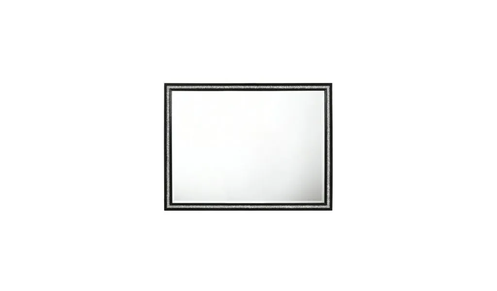 35" Weathered Black Dresser Mirror Wall Decor online discounts