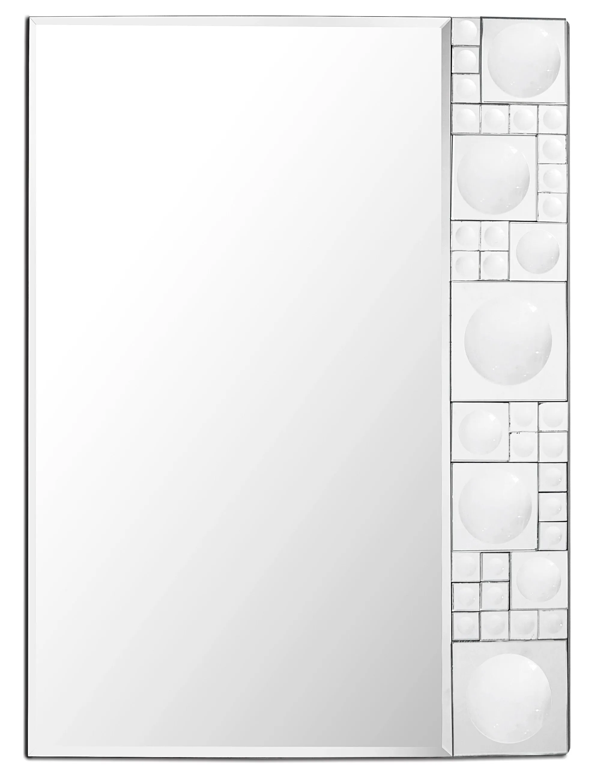 38" Clear Glass Framed Accent Mirror Wall Decor online discounts
