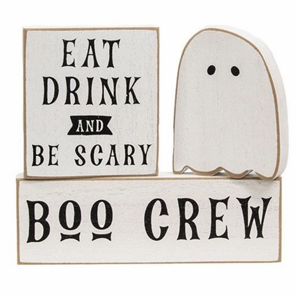 3/Set Boo Crew Blocks