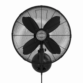 400102 Wall Fan Matte Black Wall Fans Cooling Combo