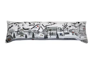 46" White Aspen Daylight Skyline Lumbar Decorative Pillow Throw Pillows home accents sale