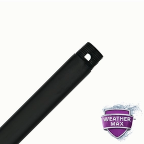 48" Downrod in Matte Black Wet Outdoor Ceiling Fans discount