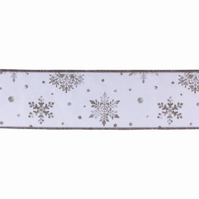 4" x 10 Yds. Ribbon (Set of 2) Wired Cotton Decorative Accessories outlet price