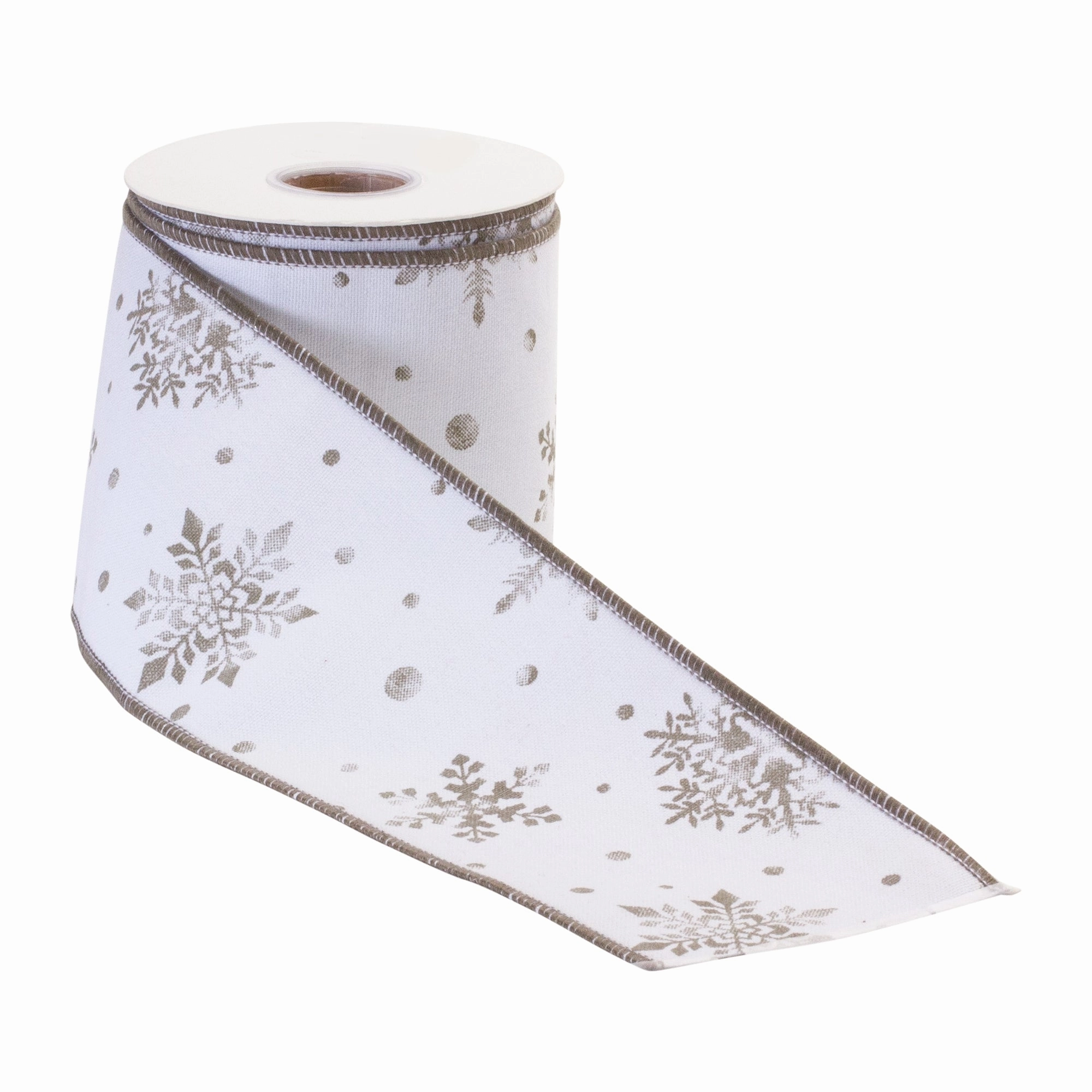 4" x 10 Yds. Ribbon (Set of 2) Wired Cotton