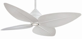 52" Gauguin Led 52"Ceiling Fan Flat White Exterior Fans FANS limited time offer