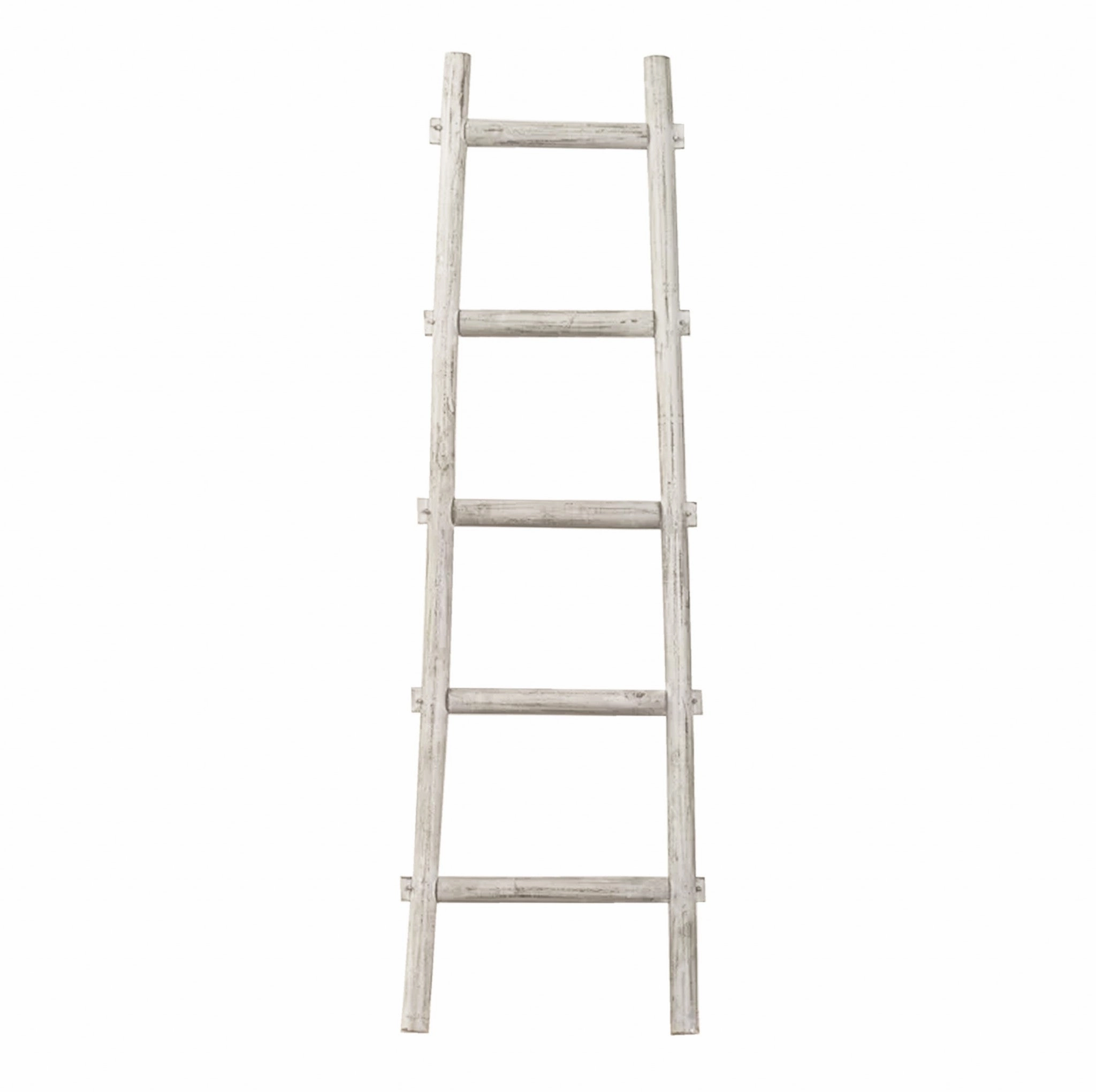 59" X 18" X 2" White Decorative Ladder Shelve Decorative Accessories hot offers