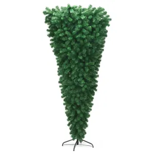 7 Feet Unlit Upside Down Artificial Christmas Tree Holiday Decor clearance sale