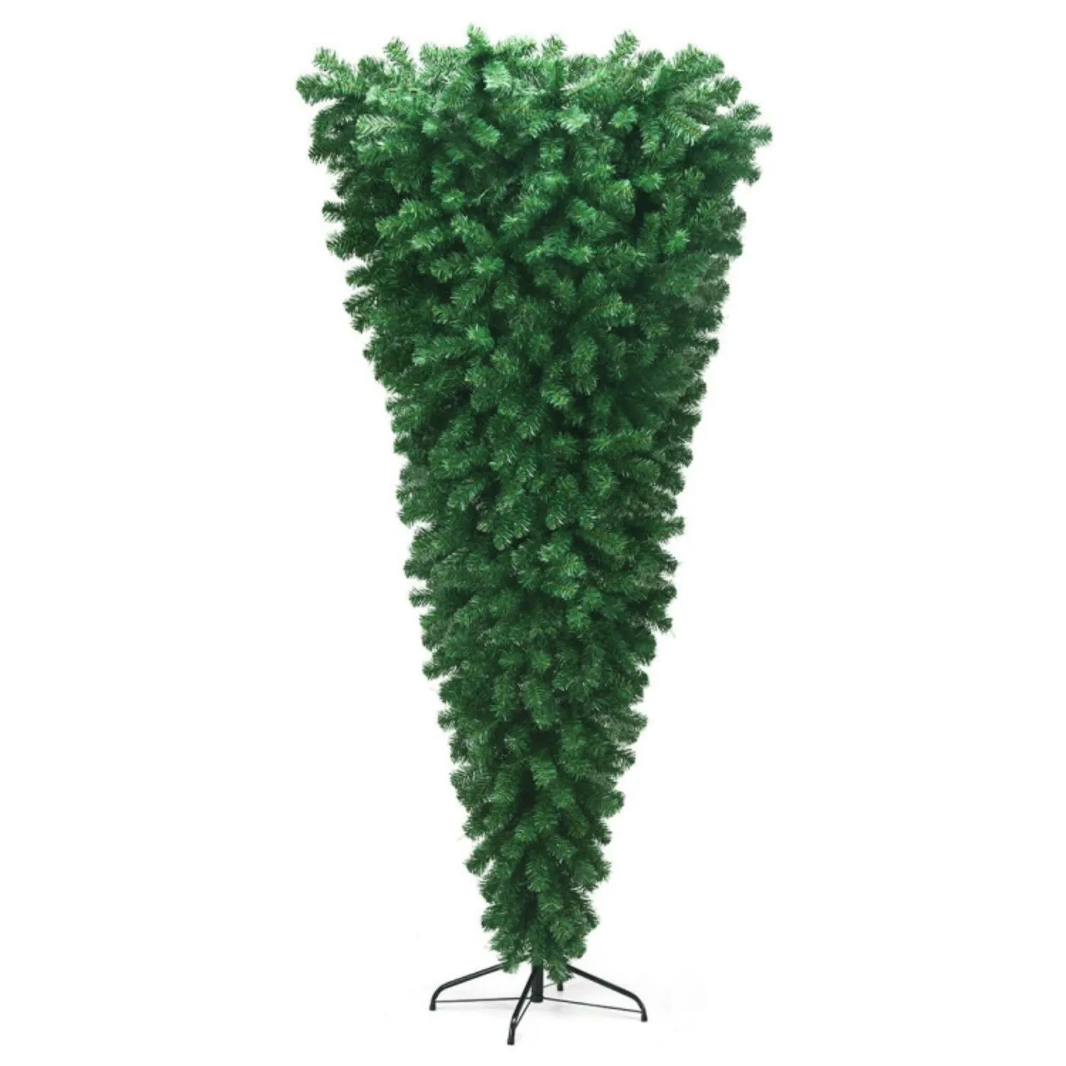 7 Feet Unlit Upside Down Artificial Christmas Tree Holiday Decor clearance sale
