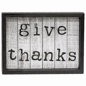 *Give Thanks Shiplap Box Sign Decorative Accessories hot offers