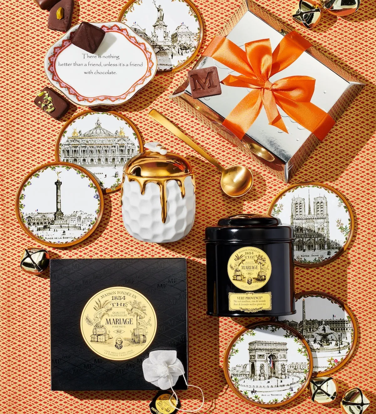 A Friend with Chocolate Tray Trinket Trays & Boxes cheap
