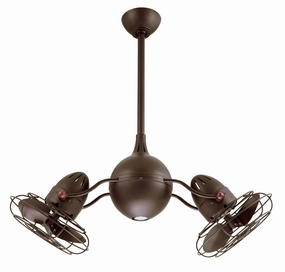 Acqua 38"Ceiling Fan Textured Bronze Small Fans FANS special offer