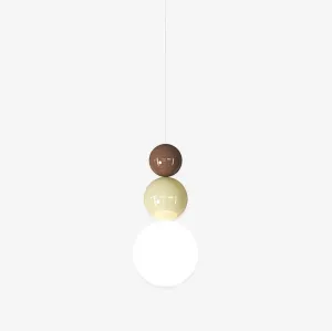 Acrylic Three Ball Pendant Lamp Stylish Living Room Lights