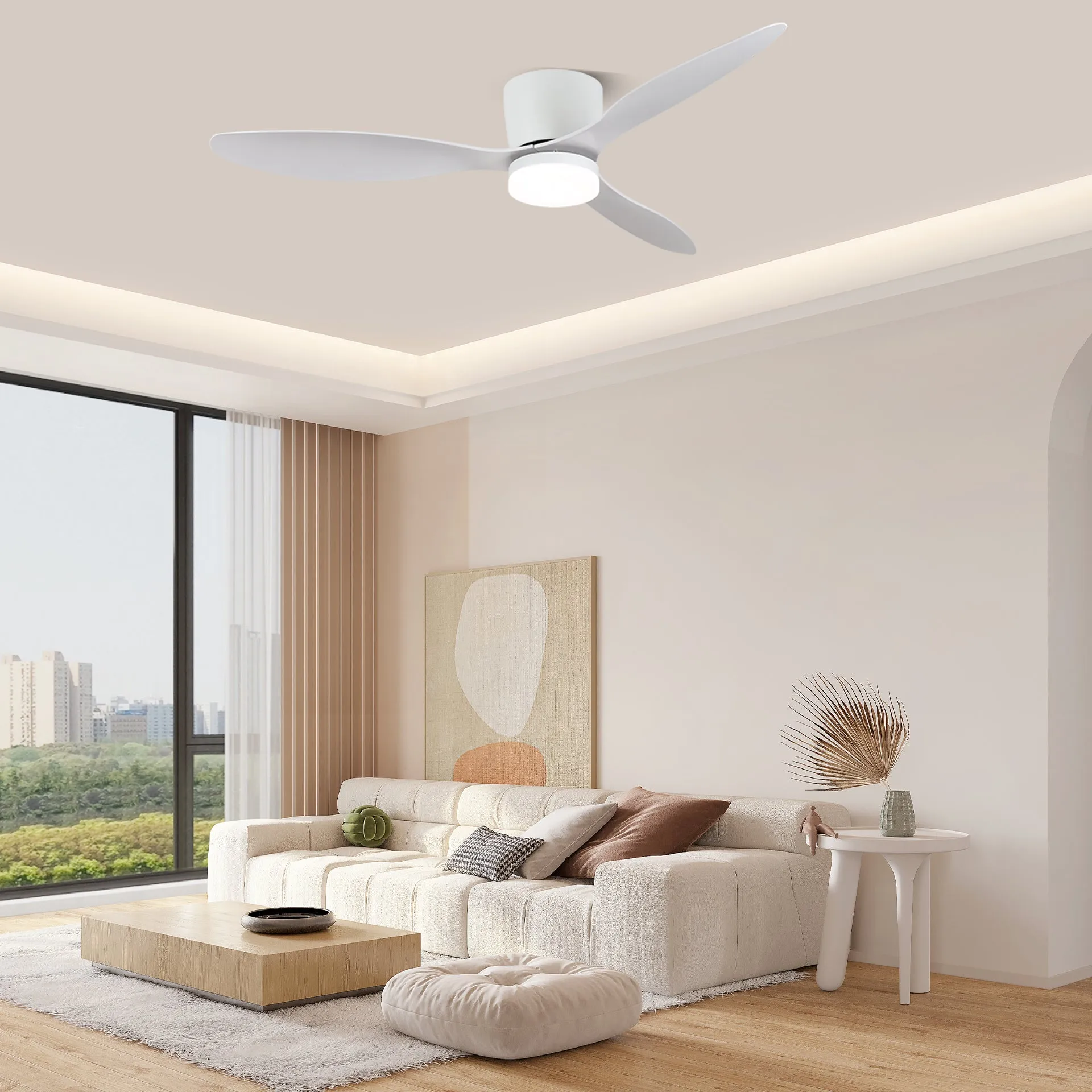 Aerodynamics Wooden 42"/52" Ceiling Fan Light