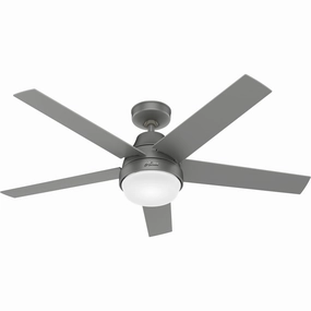 Aerodyne 52"Ceiling Fan Matte Silver Huggers FANS cheap deals