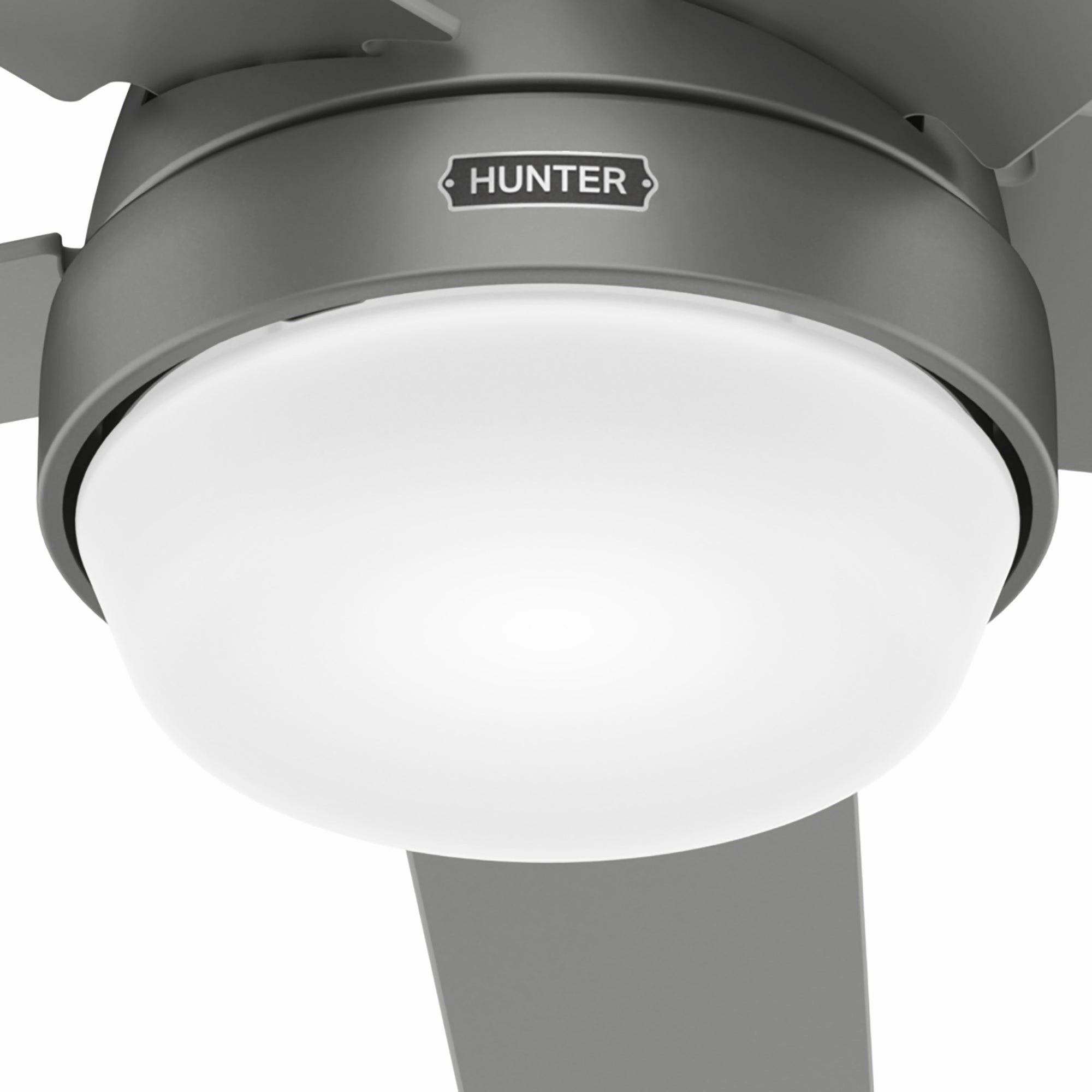 Aerodyne 52"Ceiling Fan Matte Silver Huggers flush mount fans deals
