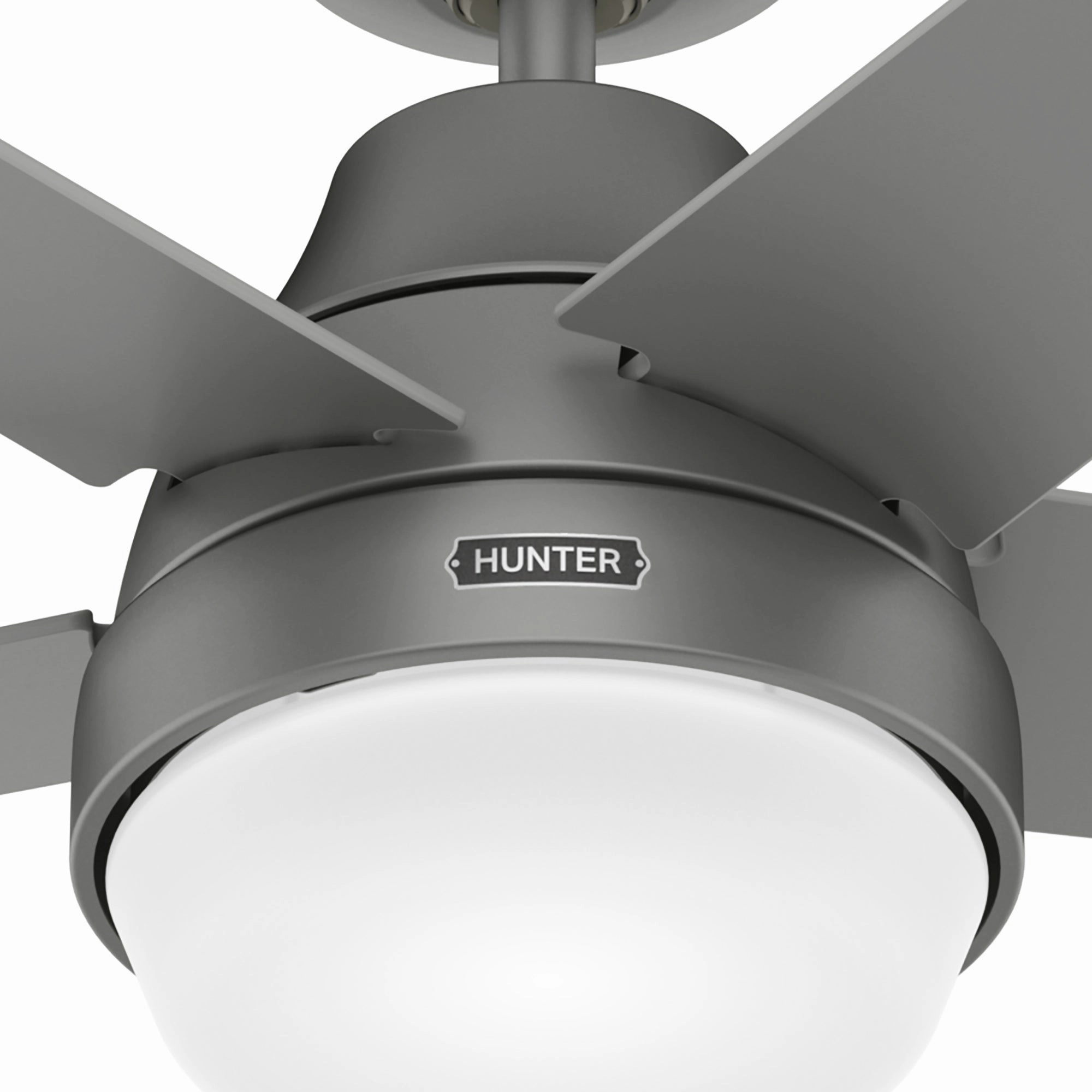 Aerodyne 52"Ceiling Fan Matte Silver Huggers flush mount fans deals
