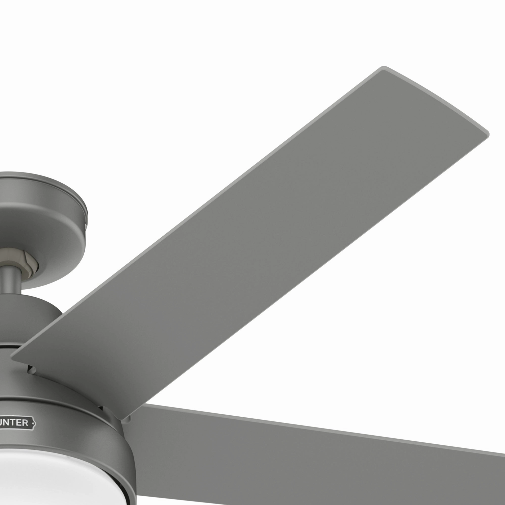 Aerodyne 52"Ceiling Fan Matte Silver Huggers flush mount fans deals