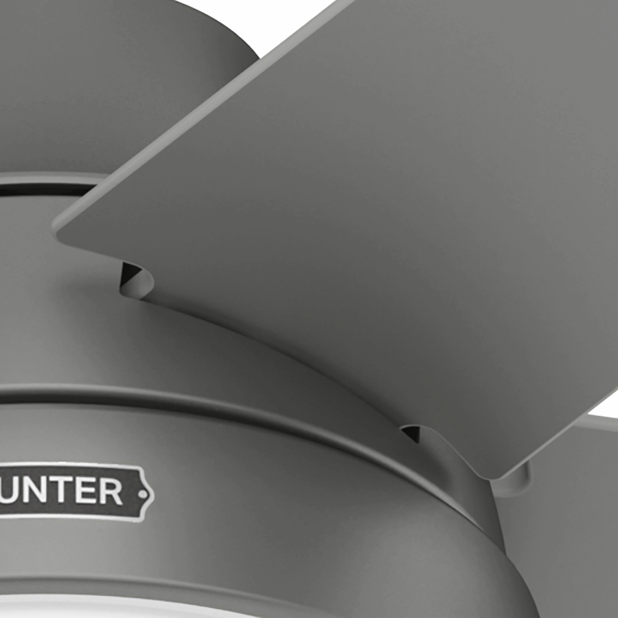Aerodyne 52"Ceiling Fan Matte Silver Huggers flush mount fans deals