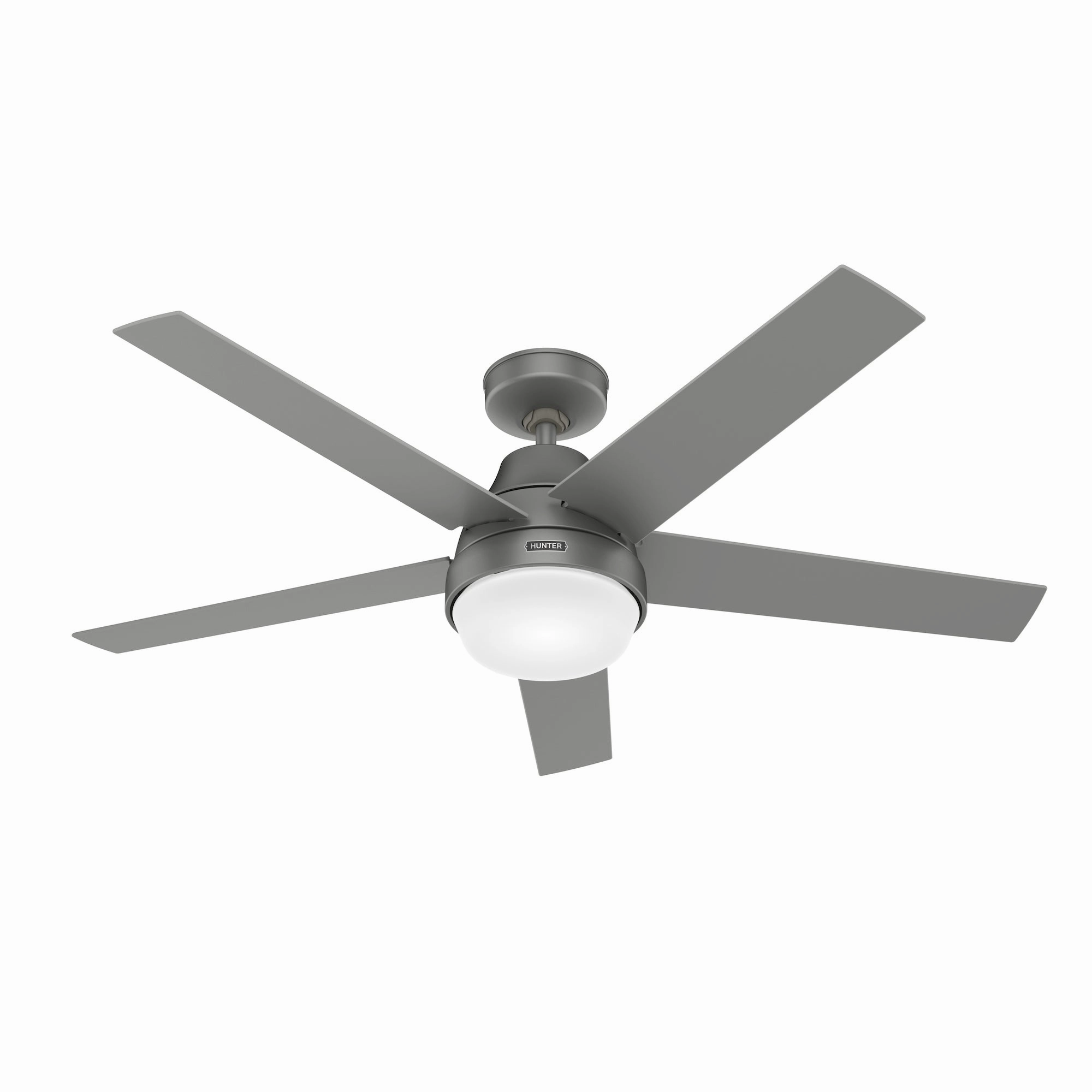 Aerodyne 52"Ceiling Fan Matte Silver Huggers flush mount fans deals