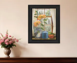 Afternoon Flower Black Framed Print Wall Art Modern Wall Accents store