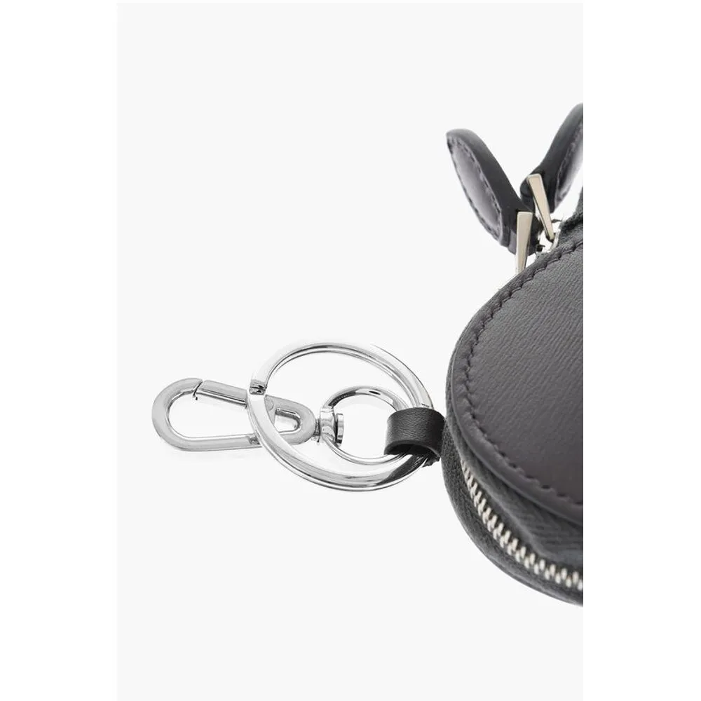 Alaa Leather HEART Zipped Wallet with Women's Carabiner