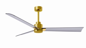 Alessandra 56"Ceiling Fan Brushed Brass Exterior Fans FANS clearance sale