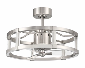 Alexis 18"Ceiling Fan Brushed Polished Nickel Fandeliers FANS on sale now
