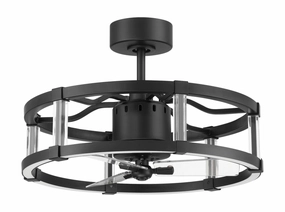 Alexis 18"Ceiling Fan Flat Black Fandeliers FANS on sale now