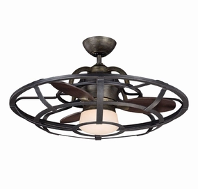 Alsace LED Fan D'Lier Reclaimed Wood Fandeliers FANS on sale now
