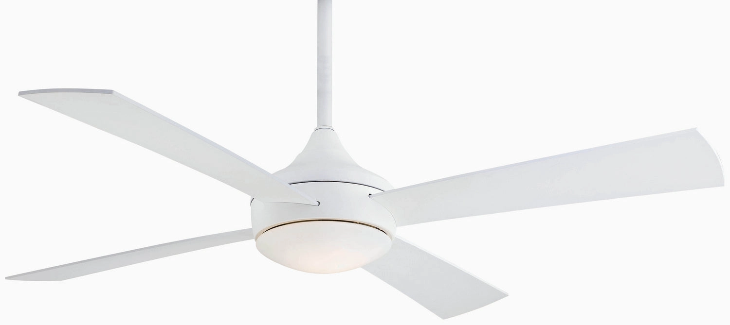 Aluma Wet Led 52"Ceiling Fan Flat White Exterior Fans FANS limited time offer