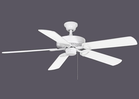 America 42"Ceiling Fan Gloss White Small Fans FANS special offer